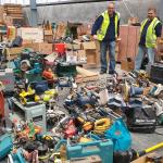 Tons of tools bound for the Solomon Islands