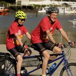 Pedal power drives passion for polio fundraising across the Nullarbor