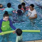 Learn to swim program for young refugees