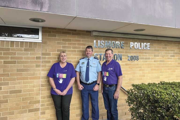 Zone 8 unites to Say NO to Domestic Violence • Rotary Down Under