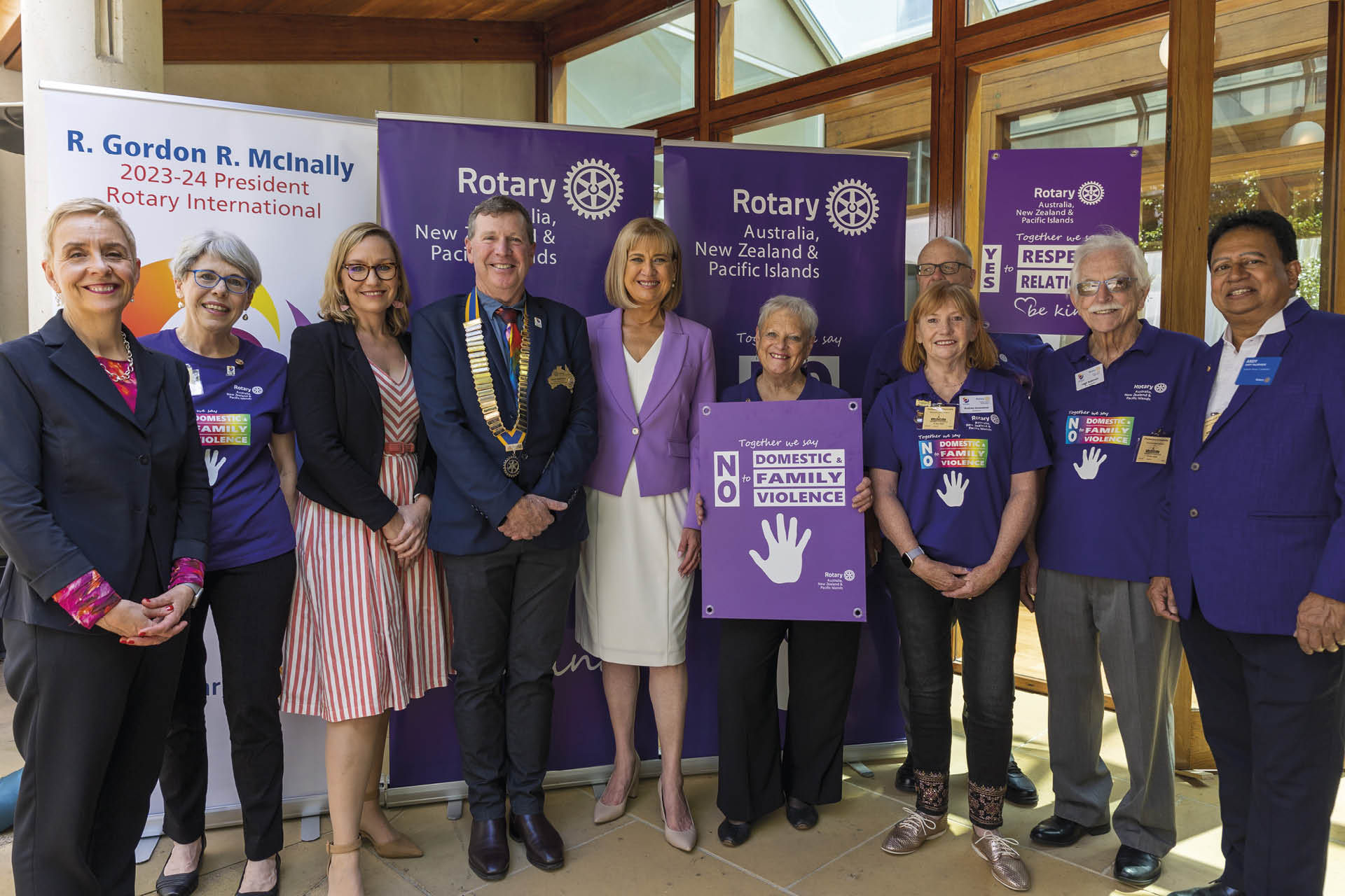 Rotary Say NO to Domestic Violence campaign launched at Parliament ...