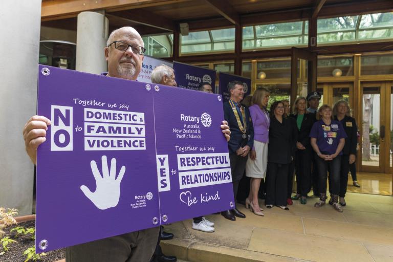 Rotary Say NO to Domestic Violence campaign launched at Parliament ...