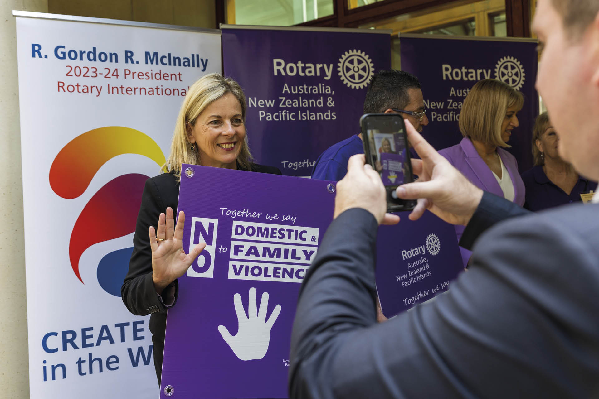 Rotary Say NO to Domestic Violence campaign launched at Parliament ...