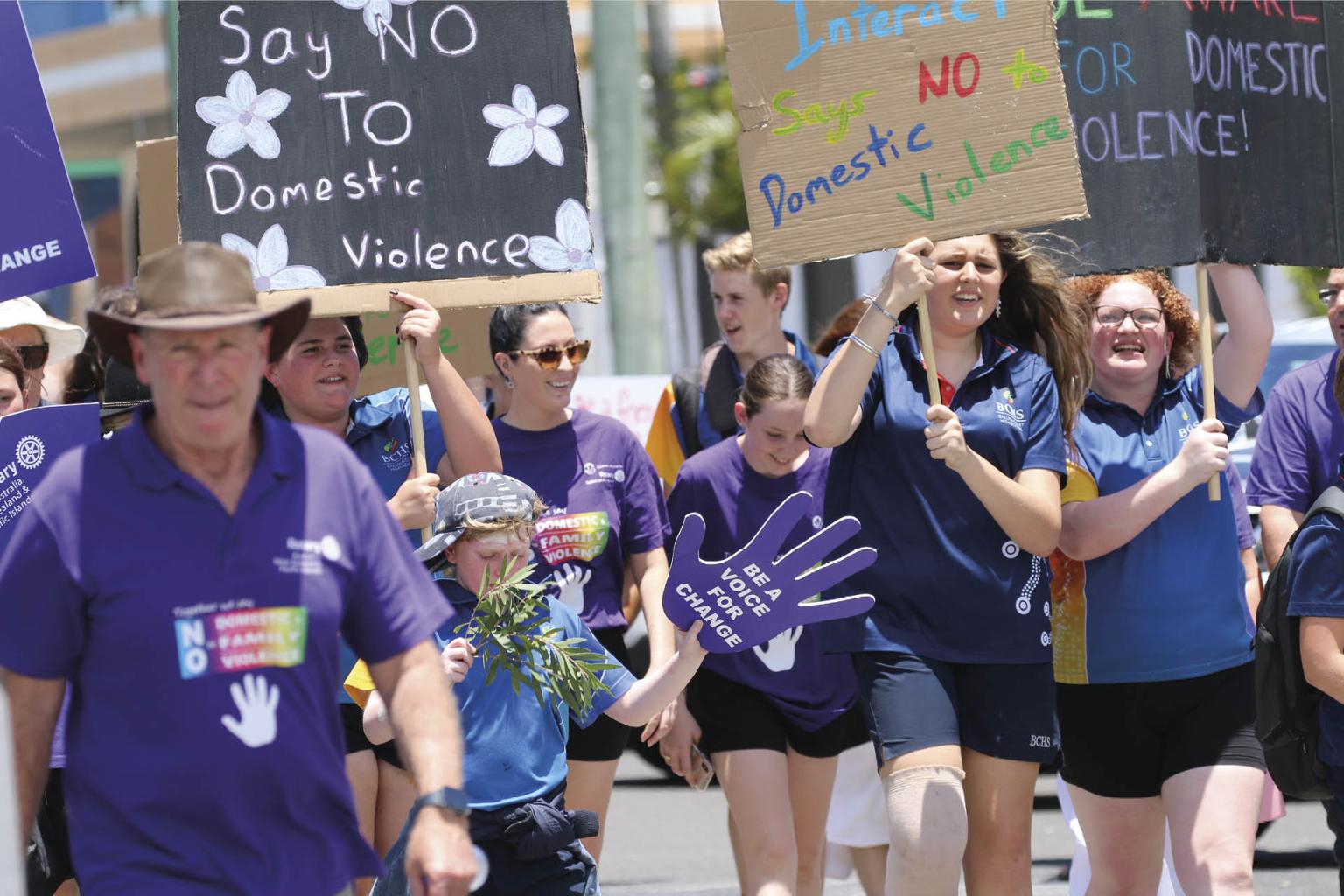 Say NO to Domestic and Family Violence • Rotary Down Under